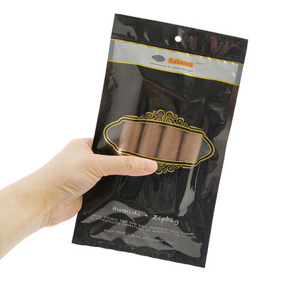 Medium humidified cigar bags customizable color ideal for cigar wholesalers and retailers seeking packaging that maintains cigar moisture