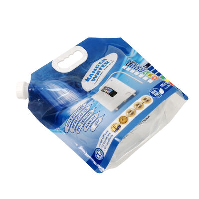 Customized Thickness Stand up Spout Bag Stand Up Pouch Safe Leak Proof Packaging for Juices Sauces and Liquid Detergents
