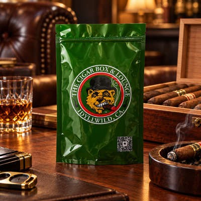 Humidity Sheet Inside Cigar Humidor Bags Cigar Moisturizing Plastic Zipper Bags Holds 5 to 20 Cigars Protection Against Drying And Damage