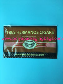 Zipper Cigar Packaging Pouch Moisturizing And Fresh - Keeping W132x L235mm