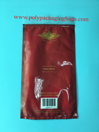 Portable Red Moisturizing Zipper Cigar Bag With Transparent Window