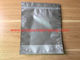 FDA Foil Ziplock Bags  ,  Customized Transparent One - Side Aluminized Composite Zipper Plastic Bag