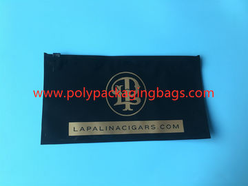 Customized Printed 4 - 6 Cigars Wrap Bags , Mylar Packaging Bags With Zipper