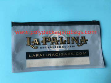 Customized Printed 4 - 6 Cigars Wrap Bags , Mylar Packaging Bags With Zipper