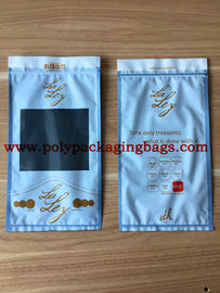 Classic Sponge Moisturizing Capacity 5 Cigars Plastic Zipper Bags Wih Transparent Window