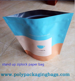 Zip Lock Kraft Food Paper Aluminizing Bag