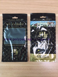 Zip Lock Cigar Humidifier Packaging Bag With Hang Hole And Window