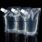 Custom Clear Plastic Liquid Drinking Stand Up Pouch With Spout