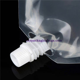 Custom Clear Plastic Liquid Drinking Stand Up Pouch With Spout