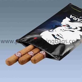 Custom Made Printed Plastic Cigar Packaging Bag Cigar Humidifier Bags