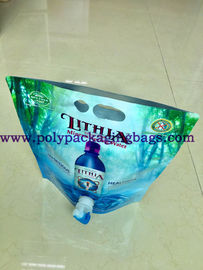 5L Recyclable Aluminum Foil Bag With Spout For Mineral Spring Water