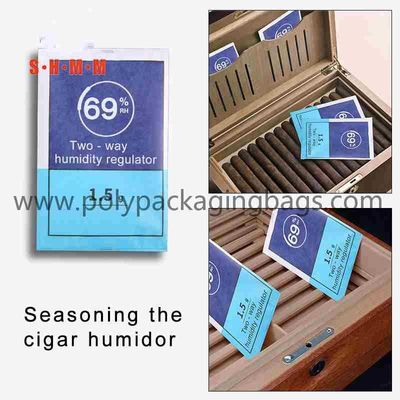 PE Laminated Zipper Resealable Cigar Humidor Bags