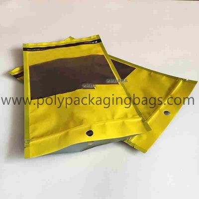 Printed yellow cigar, tobacco moisturizing and fresh-keeping zipper ziplock bag with transparent window