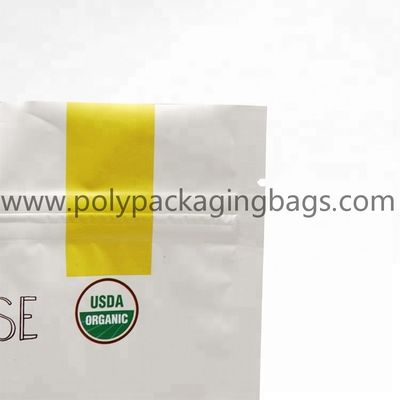 Ziplock Resealable Pouch Packaging Zipper Stand Up Bag Plastic For Food