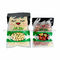 custom Food Packaging Poly Flat Bags With Top Zipper In Three Side Heat Seal