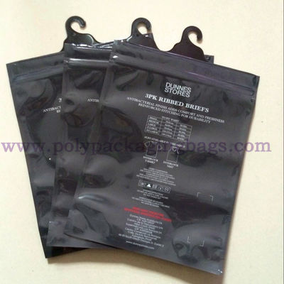 60 Mircon OPP PET Poly Hanger Bag With Plastic Hook