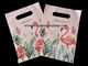 0.08mm Die Cut Handle Plastic Bag For Shopping/ Plastic Die Cut Bags/Strong Shopping Bags With Handle