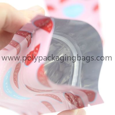 Custom Printed Stand Up Ziplock With Logos Recyclable Plastic Packaging Cookie Food Bag