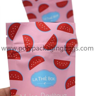 Custom Printed Stand Up Ziplock With Logos Recyclable Plastic Packaging Cookie Food Bag