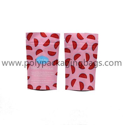 Custom Printed Stand Up Ziplock With Logos Recyclable Plastic Packaging Cookie Food Bag