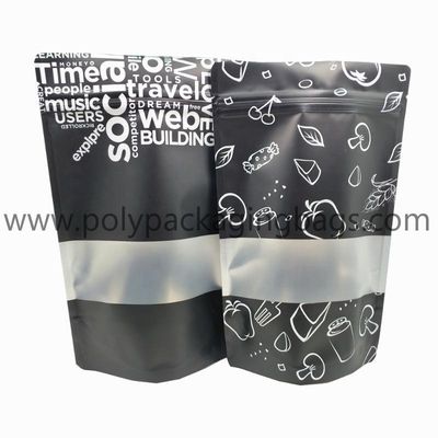 Custom Printed Stand Up Pouch Childproof mylar bag with ziplock