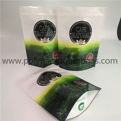 Aluminum foil pouch packaging Stand up plastic coffee bag with ziplock