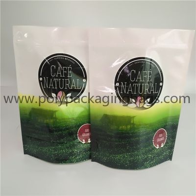 Aluminum foil pouch packaging Stand up plastic coffee bag with ziplock