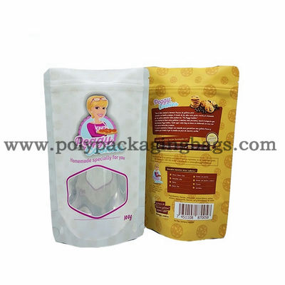 Cookies Packaging Stand Up Aluminum Foil Mylar Ziplock Bags