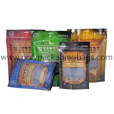 Tobacco Packaging Ziplock Resealable Poly Bags