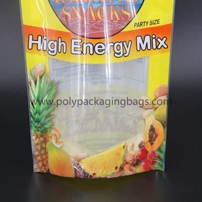 Gravure Printing LDPE Plastic Standing Ziplock Bag