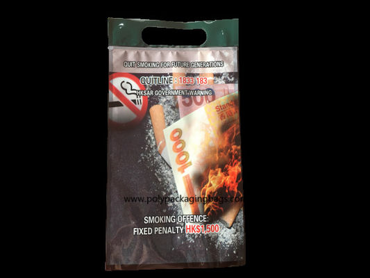 OPP LDPE Laminated Cigar Plastic Bags With Hand Hole