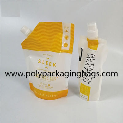 0.18mm Aluminum Foil Spouted Pouches Packaging Bags With Spout For Beverage