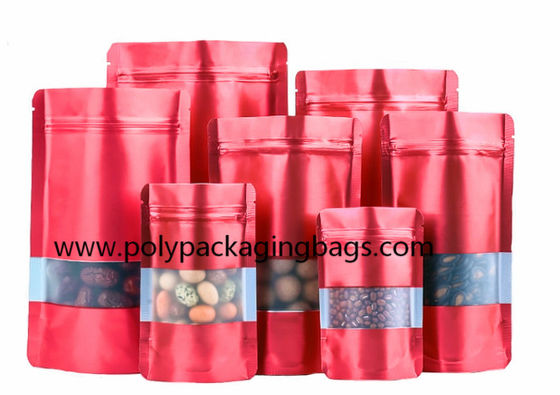 Resealable Stand Up Aluminium Foil Packaging Bags For Dried Fruits