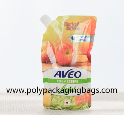 Refillable Self Supporting 100ml 200ml 0.16mm Liquid Spout Bags