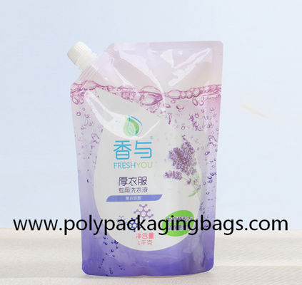 Refillable Self Supporting 100ml 200ml 0.16mm Liquid Spout Bags