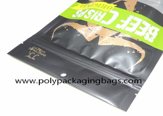 Gravure Printing 92mic Foil Ziplock Bags For Cookie Packing Stand Up Bags With Zipper