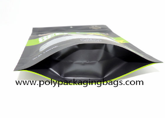 Gravure Printing 92mic Foil Ziplock Bags For Cookie Packing Stand Up Bags With Zipper