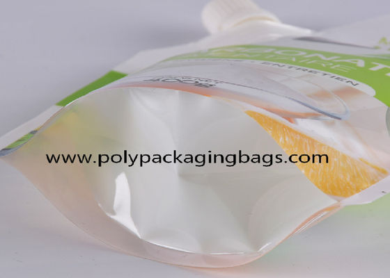 Independent Spouted Pouches Packaging For Beverage Industry Stand Up Spout Pouch Bag