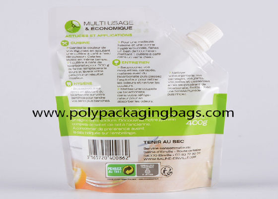 Independent Spouted Pouches Packaging For Beverage Industry Stand Up Spout Pouch Bag