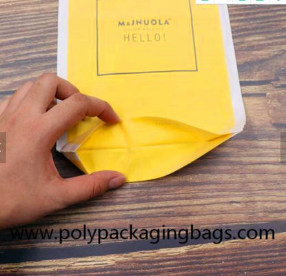 FDA 280mm*190mm CPE PE Drawstring Packaging Bags Double Drawstring Small Item Packaging Pouch