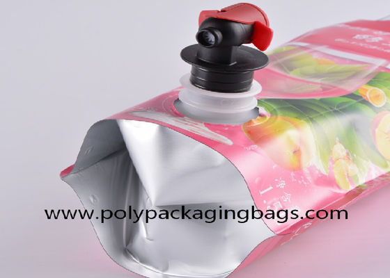 1.5L 2L 3L 5L 10L Aluminum Coated Butterfly Valve BIB Red Wine Bag BiB Bag With Vitop Olive Oil Stand Up Bag With Valve