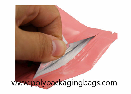 CMYK Panton Printing Child Resistant Zipper 200 Micron Self Sealing Bag