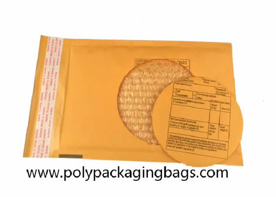 Self Sealing #0 6x10 Gold Kraft Bubble Mailer