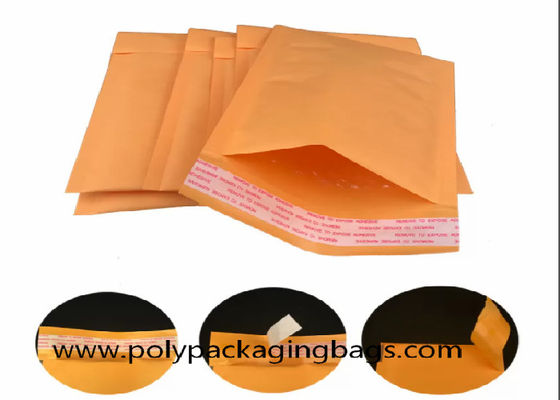 Self Sealing #0 6x10 Gold Kraft Bubble Mailer