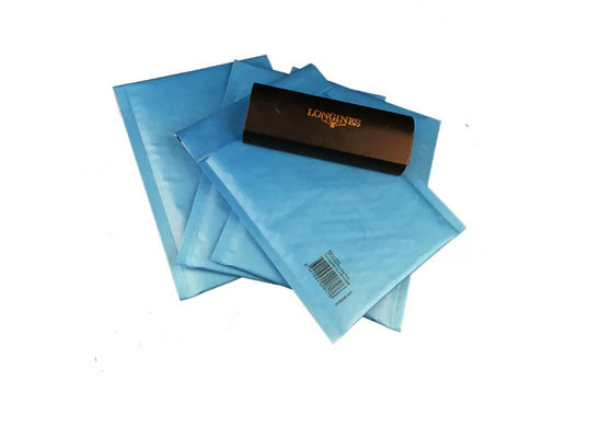 Eco Friendly 2 Sided Protection Blue Kraft Bubble Mailer