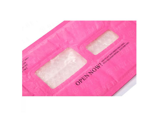 Hot Melt Adhesive Windowed Kraft Padded Envelopes