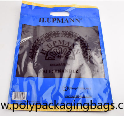 35x45mm 0.09mm Thickness Cigar Ziplock Bags With Hanging Hole