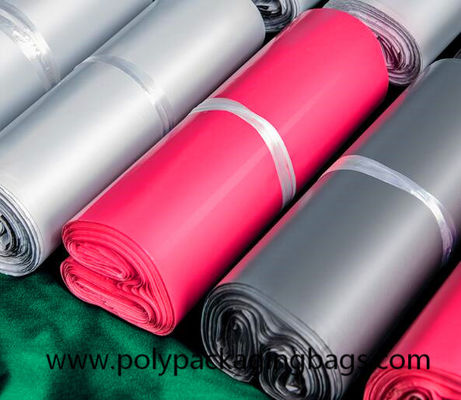 Puncture Resistant PE Coextruded Film Red Courier Bag SGS