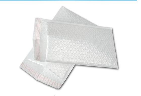 Hot Melt Adhesive Pearlescent Poly Bubble Envelope With Seamless Bottom