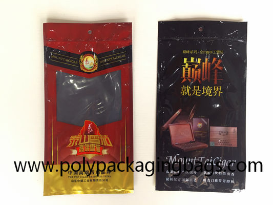 Gravure Printing Resealable Tobacco Pouch With Humidifying System